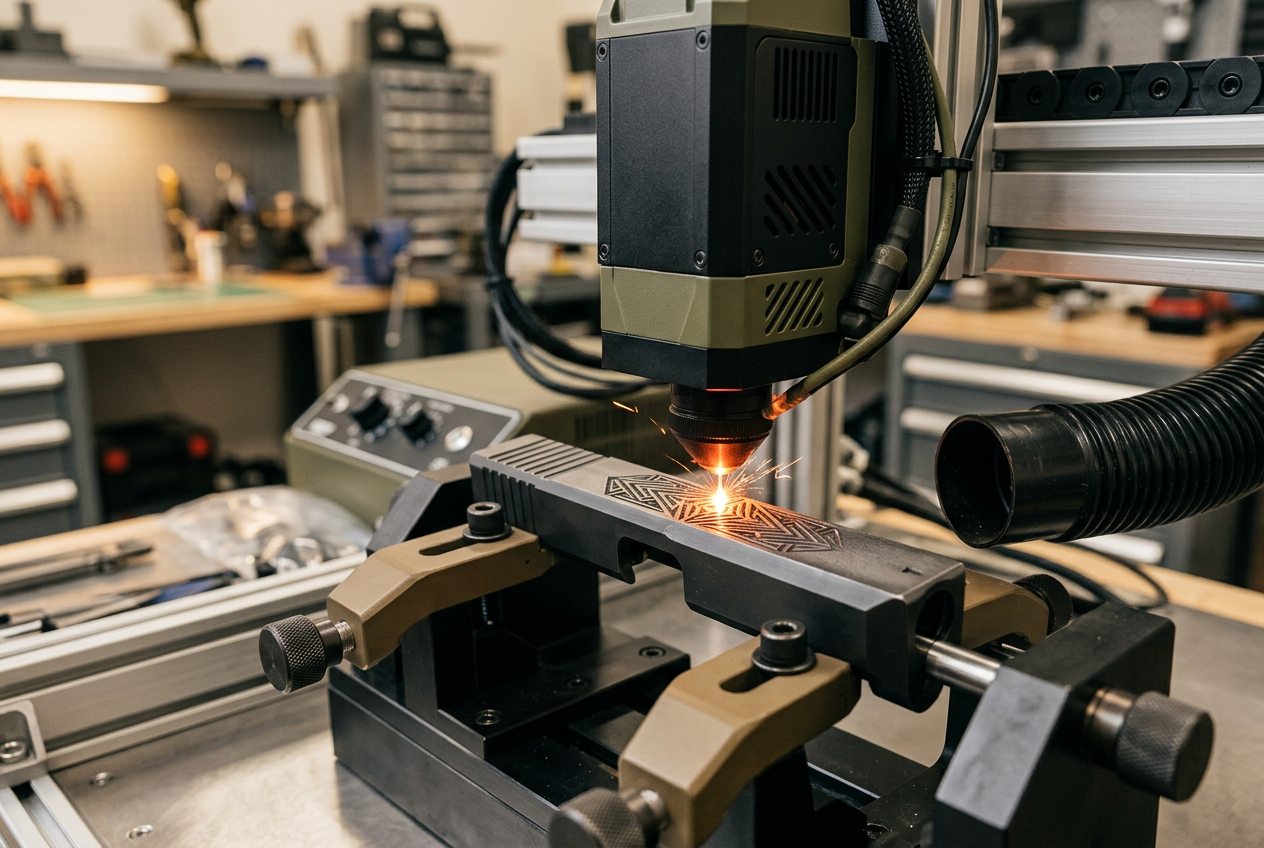 Laser Engraving at Eagle Mountain FFL